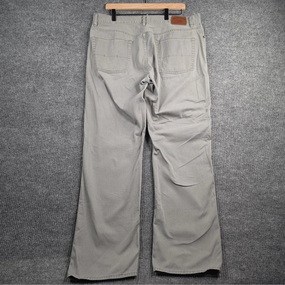 Polo Ralph Lauren Straight 650 Pants Mens 38x32 Gray Cotton Denim Style Y2K Gorp